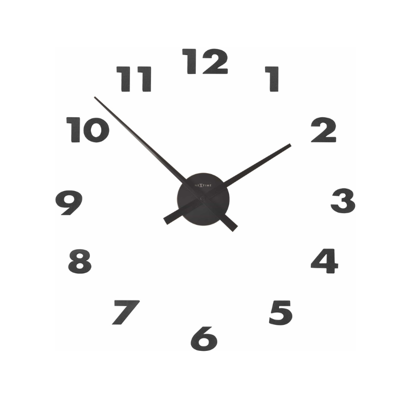 NeXtime Small Hands wandklok aluminium zonder wijzerplaat
